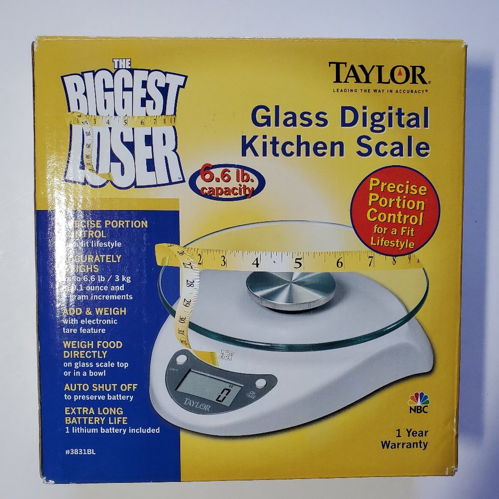 EUC Taylor Biggest Loser Digital Kitchen Scale